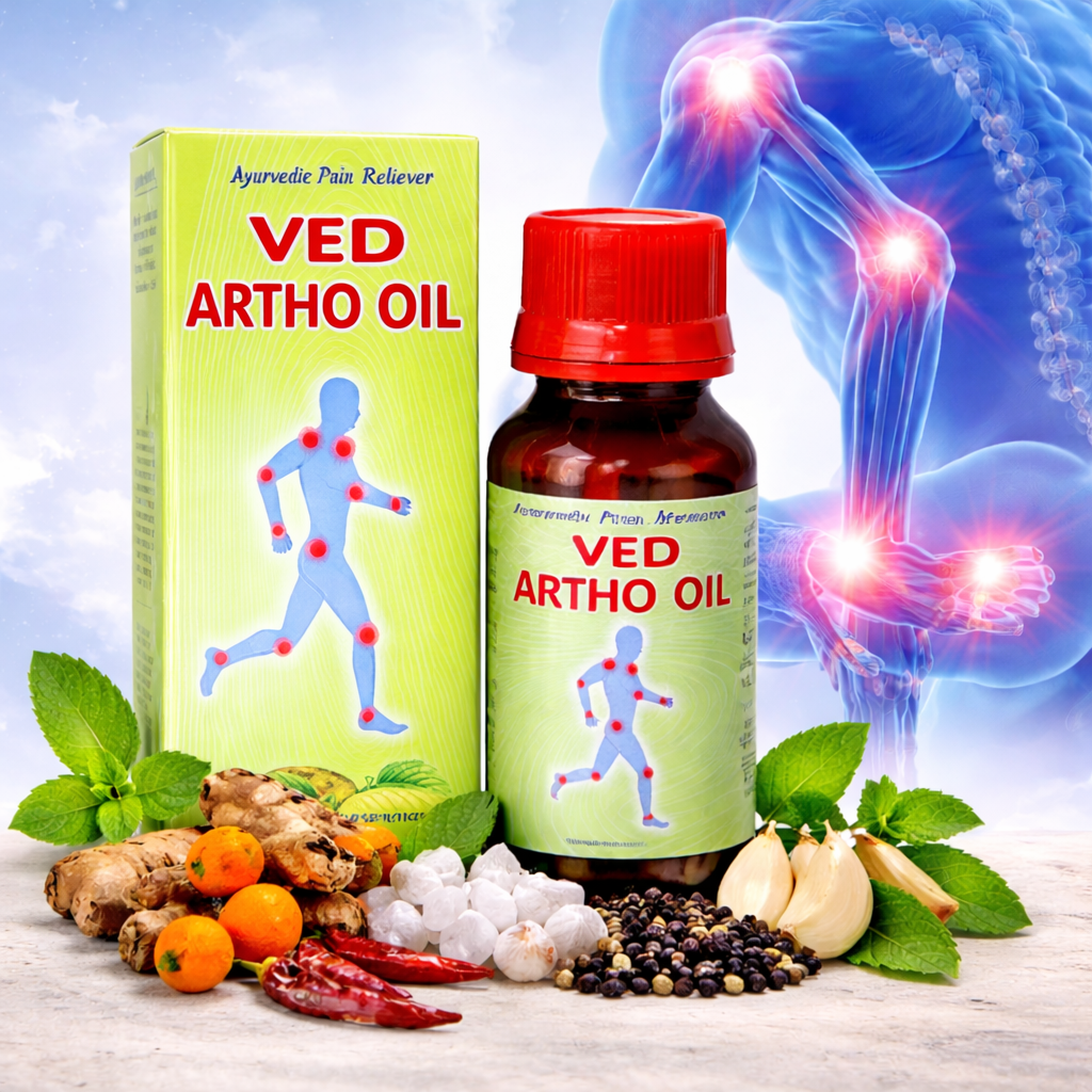 Ved Artho Oil Ayurvedic pain relief oil with natural ingredients for joint and muscle pain relief