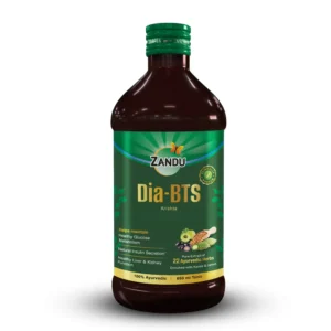 Zandu DiaBTS Arishta Tonic 650ml – Ayurvedic sugar-free glucose support tonic