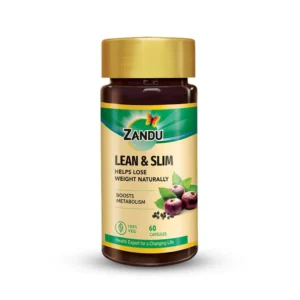 Zandu Lean & Slim Capsules Ayurvedic weight loss supplement with Garcinia and herbal fat burning formula