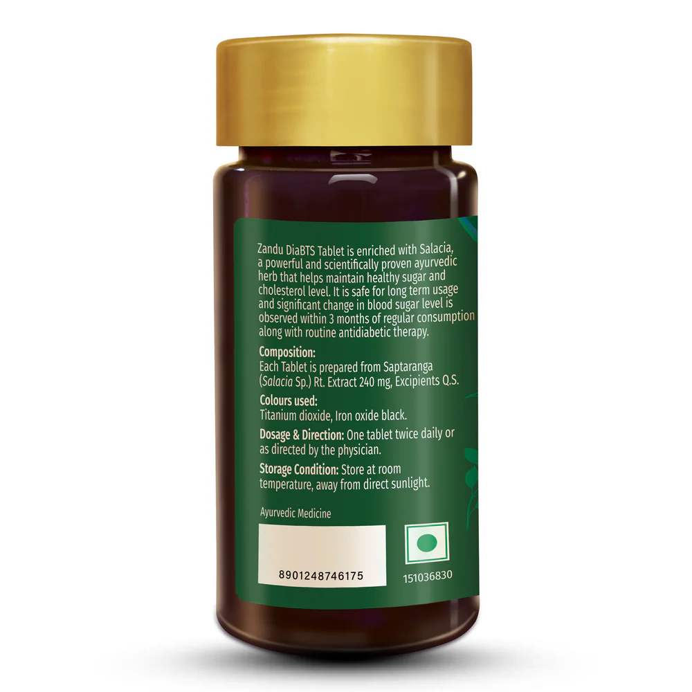 Salacia Saptarangi herb root used in Zandu DiaBTS Tablets